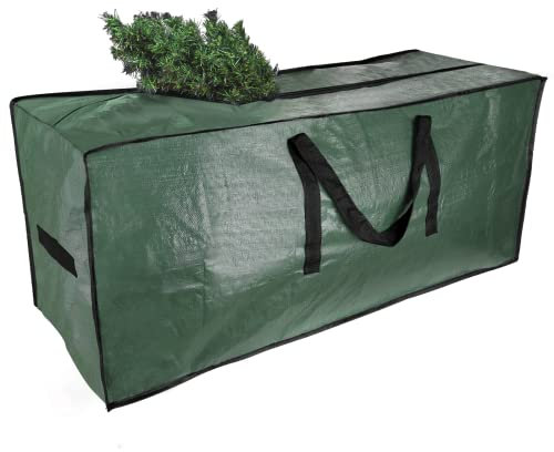 UOUNE Aufbewahrungstasche Weihnachtsbaum 171x75x50 cm - Doppelte Reißverschlüsse,Doppelt genähte Nähte Weihnachtsbaum Tasche,Wasserdichtes Und Reißfest Tasche passt 9ft (275cm) hohe Weihnachtsbäume