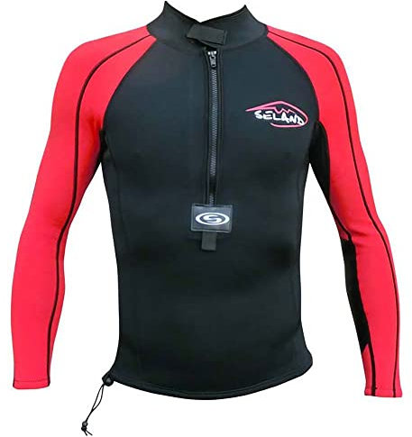 SELAND ONIS Chaqueta Roja/Negra Veste, Multicolore, L Homme