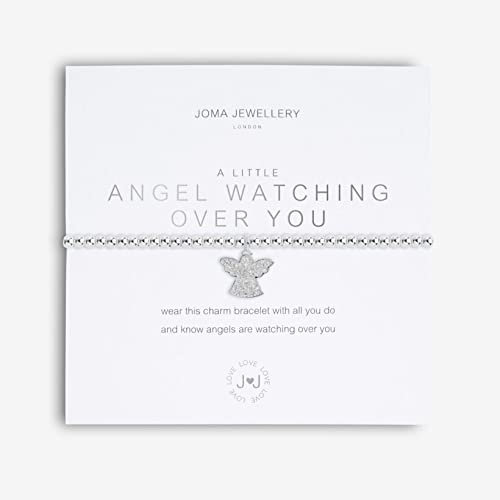 Joma Jewellery A LITTLE ANGELS WATCHING OVER YOU Silver Bracelet