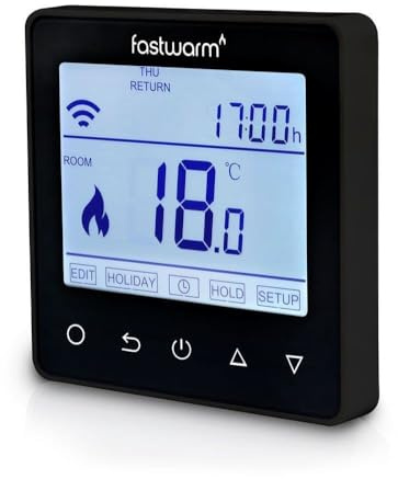 Fastwarm® Smart WiFi Thermostat - BLACK (3amp)