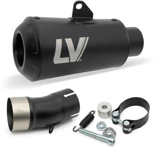 Rear silencer LeoVince SLIP-ON SBK LV-10 FULL BLACK, stainless steel black for Honda CB 1000 R