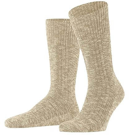 FALKE Herren Carved Pile Socken atmungsaktive Baumwolle gemustert 1 Paar | mit Strickstrukturen-Optik