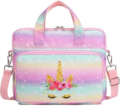 Octsky Kinder-Tablet-Tragetasche – 32,5 cm (12,5 Zoll) Schutztasche mit Schultergurt, weiches Futter