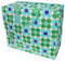 REX LONDON Jumbo Storage Bag - Blue and Green Daisy