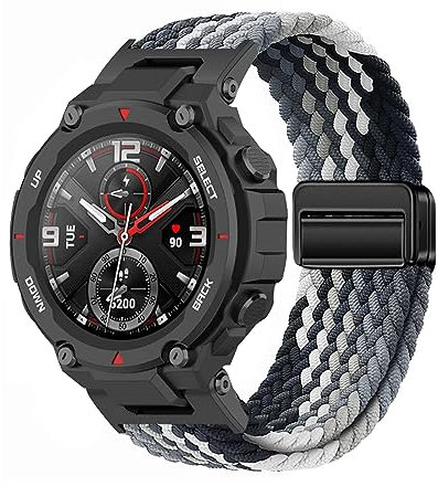 AireWiki Stoff Armband Kompatibel mit Amazfit T-Rex/T-Rex Pro Armband Nylon Für Herren Damen Sport Ersatzband mit Uhrenarmband Für Amazfit T-Rex/T-Rex Pro (6)