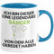 Sänger Geschenk Tasse Lustige Geschenkidee Geburtstag für Sänger Ich Bin Dieser Legendäre Sänger Von Dem Alle Geredet Haben Kaffee-Becher (Blau)
