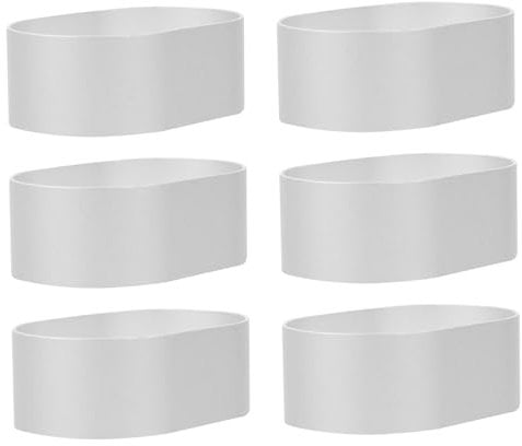 PRETYZOOM Circle Stencil 6 Pcs Oval Mousse Circle Fruit Cookie Model Toaster Strudel Pastries Chocolate Covered Cookies Baking Pans Simple Baking Tray Ring Aluminum Alloy Cake Mold