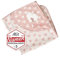 LALALO Sterntaler Kapuzenhandtuch Emmi Girl mit Namen Bestickt für Mädchen, Frottee Baby Badetuch Badehandtuch/Rosa Kinder-Badetuch mit Kapuze personalisiert (80x80, Herzen)