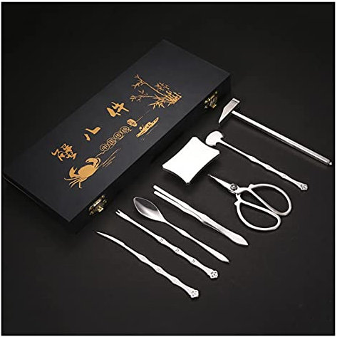 Couverts à Fruits de mer Cadeau Boîte de fruits de mer Set Outils essentiels for manger des fruits de mer Cadeau exquis for les amateurs de fruits de mer Utilisez le homard, le crabe, le crabe poilu O