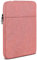 moex Tablet Hülle für Samsung Galaxy Tab S9 Plus Tasche mit Reißverschluss und Fach für Zubehör, Nylon Stoff Sleeve weich Gepolstert, Schutzhülle Minimalistisch Dash Case, Rosa