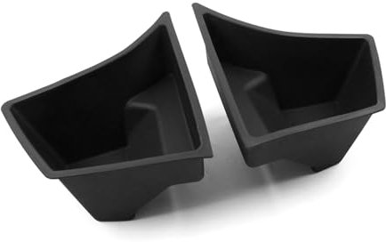 Mulcort 2pcs Rear Side Storage Box Trunk Organizer Trunk Storage Bins Replacement for Model 3 Renewal Easy to Install/Easy to Clean