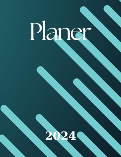 Planer 2024: Planer 2024, Tagebuch, Wochenplaner, Kalender, Kontakte Größe: 21,59 cm x 27,94 cm / 8,5x11 Zoll