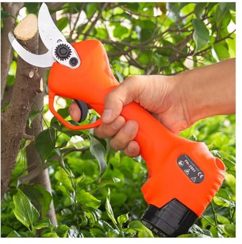DDNGEJ Potatore per Rami di Alberi Potatori Elettrici a Batteria da 30 mm Cesoie da Potatura a Batteria Professionali Lama Affilata Forbici da Taglio Elettriche per Rami Efficienti Affilate, Po