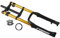 Fahrradgabel 20 Zoll Fat 4,0 Reifen Fahrradfedergabel 1-1/8 MTB Luftgabel Federweg 110 mm Einstellbarer Rückprall Scheibenbremse QR für Schnee und Strand
