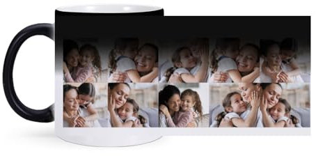 YIHANSS Tazas de café Personalizadas con Cambio de Color para Madre/Padre, Tazas de sublimación, Taza mágica Sensible al Calor para Mujer mamá, Foto Personalizada, Novedad, Regalos para el día de la