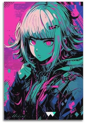 NHDERYBNF Anime-Danganronpa-Poster, dekoratives Gemälde, Leinwand, Wandposter und Kunstdruck, moderne Familienschlafzimmer-Dekoration, Poster, 20 x 30 cm