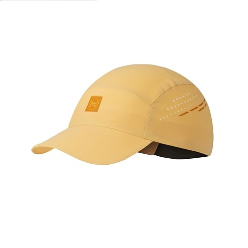 BUFF®| Kappe Pack Light Männlich Weiblich Erwachsene Flexibel, UPF50, Reflektierendes Element, Komfortabel, Dehnbar, Laufen, Recycelte Materialien, Belüftet, S/M, Orange