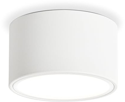 KYOTECH Spot de Surface LED 4000K Blanc Mat 6W 550LM GX53 - Ø95x55mm 230V Spot de Plafond pour Chambre à Coucher et Salon