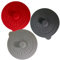 3 Pcs Silicone Lids for Cups - Reusable Food Covers, Dustproof & Airtight Coffee Mug Covers, Glass Cup Covers for Tea, Coffee, Drink - Perfect for Home & Office