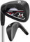 MAZEL WM-X1 Golf Iron for Men 1,2,3,4,5,6,7,8,9, P, S, CNC Milled Face Golf Club Single Iron for Left-Handed Golfers (Black-LH, Single 9 Iron)
