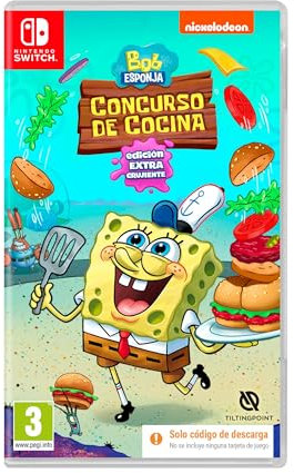 Bob Esponja: Concurso de Cocina - Edición Concurso Extra (Código de descarga del juego en la caja) - Switch