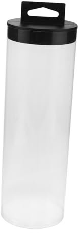 Happyyami Tennisball Aufbewahrungsbox Transparent Zylindrisch Aus Robustem Kunststoff Pickleball Baseball Ballhalter Für Tennisausrüstung Und Ballpräsentation