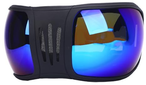 Gugxiom Horse Racing -Schutzbrille, Schützende Netto -Pferdbrille, Pferdeaugenbedeckung, Blinker für Pferde, Pferdeblinder, Fliegenkontrolle, Reitbrille Reitbrille (Blue)