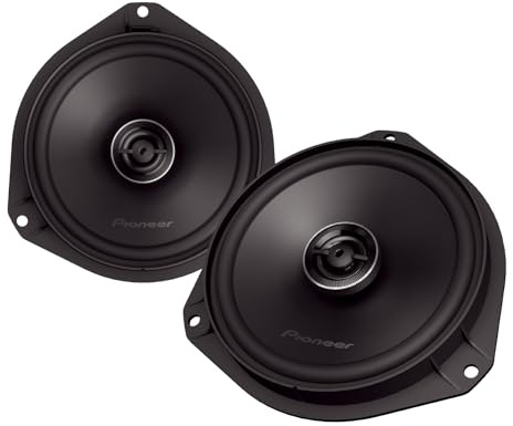 Pioneer TS-Q160F-FT 6.5 2-Way Coaxial Speaker for Fiat & Alfa Romeo (350W max., 50W RMS), Plug & Play