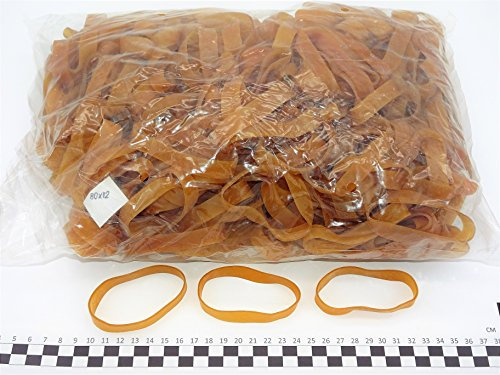 Progom - Gummibänder - 80(Ø50) mm x 12mm - natur - 1kg beutel