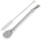 Delicatino - Bombilla aus Edelstahl Farbe silber 19 cm (hochglanzpoliert, mit Reinigungsbürste), Mate Tee Bombilla, Mate Tee Sieb Trinkhalm in Löffelform, Yerba Mate Tee, Mate Tee