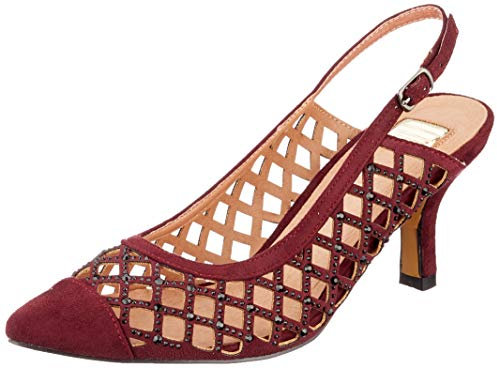 Eferri Agatar, Scarpa Tacco Donna, Bordeaux, 39 EU