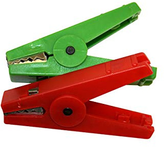 Agrifence Croc Clips (Pack of 2) (One Size) (Red/Green)