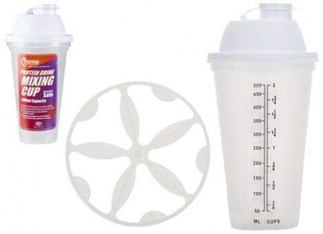 Shaker Mixer Cup - Protein Gym Water Bottle - Smart Shaker - Whey Protein Mixer
