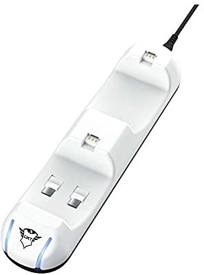 Trust Gaming GXT 251 Ricarica Controller PS5, PS5 Docking Station e Indicatore di LED Base di Ricarica Controller, Doppia Stazione di Ricarica per Controller PlayStation 5, DualSense