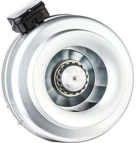 Rohrventilator BDTX 160mm Rohrlüfter Kanallüfter In-Line Kanalventilator Rohr Kanal Lüfter Bauventilator Axial Zuluft Abluft (160mm)