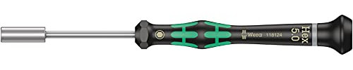 Wera ESD 5 mm Sechskant Steckschlüssel-Schraubendreher, Länge 157 mm/Klinge 60 mm