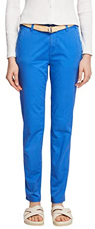 ESPRIT Damen 023EE1B333 Hose, 410/BRIGHT Blue, 36/34