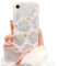 Fycyko Kompatibel mit iPhone XR Hülle Transparent Case Blume Aesthetic Silikon Süßes Blumen Design Handyhülle Silicone Frauen Mädchen Girls Cute Flowers Dünne Cover Schutzhülle für iPhone XR-Blau