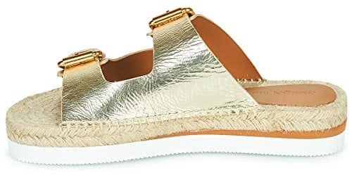 SEE BY Chloé Glyn Sb38141a Pantoletten/Clogs Damen Gold - 36 - Pantoffel Shoes