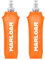MARLOAR Flasque Running - Gourde Souple - Gourde Pliable -Pack de 2 unités de Flasque Running 500ml, Course à Pied ou randonnée. BPA Free. (Orange, 500ML)