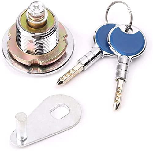 CekoCk Zylinder, Daumendreh-Türschloss, Euro-Zylinderschloss, Schließzylinder, Super-Sicherheits-Safe-Diebstahlschutzschloss mit Verschlüsselungsschlüsseln, Kupfer-Zylinder-Türzylinderschloss