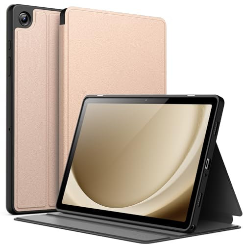 JETech Case for Samsung Galaxy Tab A9+ / A9 Plus 11-Inch 2023, Slim Folio Stand Protective Tablet Cover, Multi-Angle Viewing, Auto Wake/Sleep (Rose Gold)