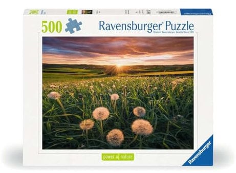 Ravensburger Puzzle - 12000592 Pusteblumen im Sonnenuntergang - Nature Edition 500 Teile
