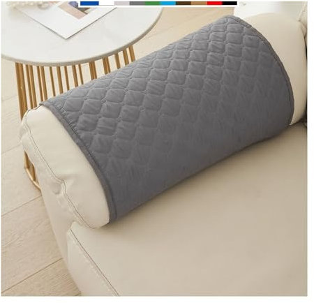 Sofa Armlehnenbezüge,Couch Kopfstützenbezug,Armlehnenschoner,für Armkappen Schonbezüge Sessel Relaxsessel Sofa Armbezug Kopfstützenschutz Sitzbezug Wasserfest Rutschfeste Mit Taschen Modern ( Color :