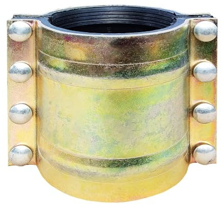 Water Pipe Repair Clamp for 5 inch Pipe(OD of The Applied Pipe about 5.51 inch),Leak Sealer for Pipes and Plumbing,Length 7.3 inch,Suitable for Steel/Iron/Stainless Steel/PE/PPR Pipes