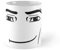 TYCLTY Rob-Lox - Taza de café de cerámica de 325 ml y 325 ml, color blanco, BZ305
