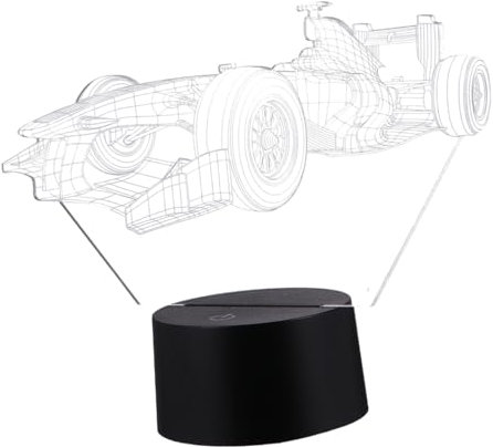 ORFOFE Car Shaped Lampe Bunte Nachtlampe Mit Touch- Usb Betrieben Batterie Für Schreibtisch Und Wohnräume