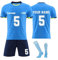 Personalisierte Fußball Trikots Shorts Socken Set, Kinder/Erwachsene Fussball Jersey Trainingsanzug, Fussball Trikot für Jungen Herren