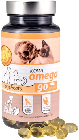 Perlas de Omega 3 para Perros y Gatos, 90 Perlas