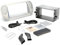 Sound-way Kit Montaggio Autoradio, Mascherina 2 DIN, Plancia, Adattatore Antenna, Chiavi di Smontaggio, Adattatori Bocchette d'Aria compatibile con Fiat 500 Cinquecento